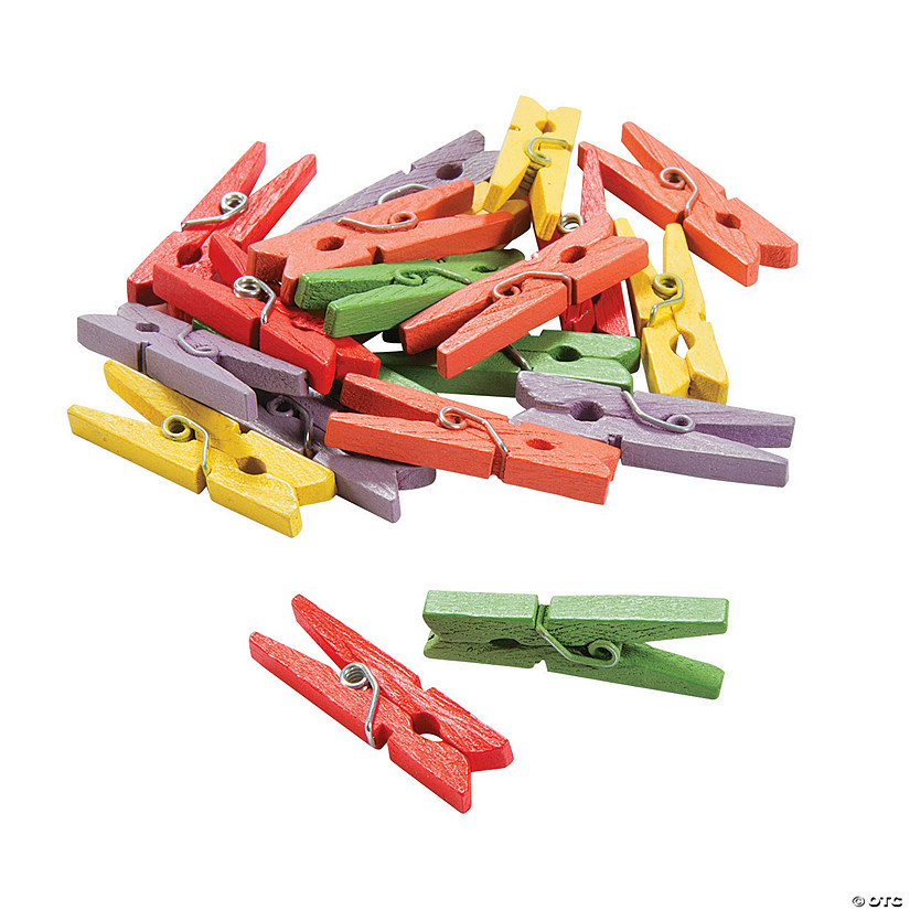 Mini Bright Clothespins Discontinued