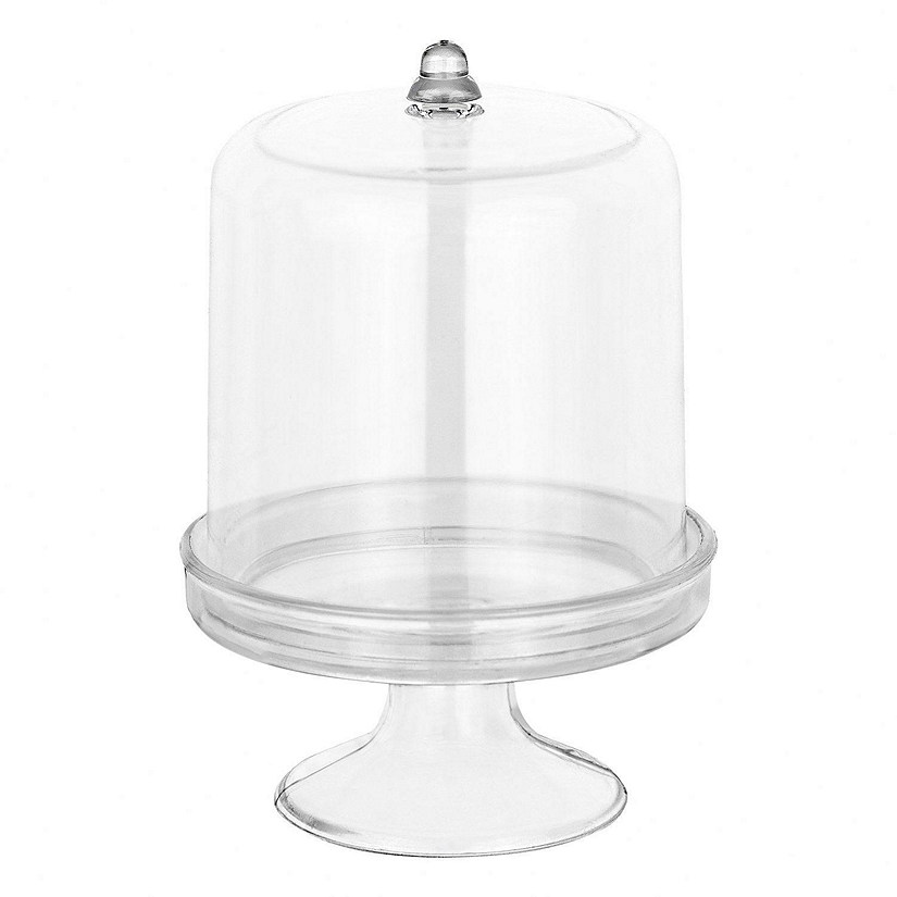 Mini Cake Dish Shaped Acrylic Candy Boxes 16 Pack 2.125"X3.5" Image