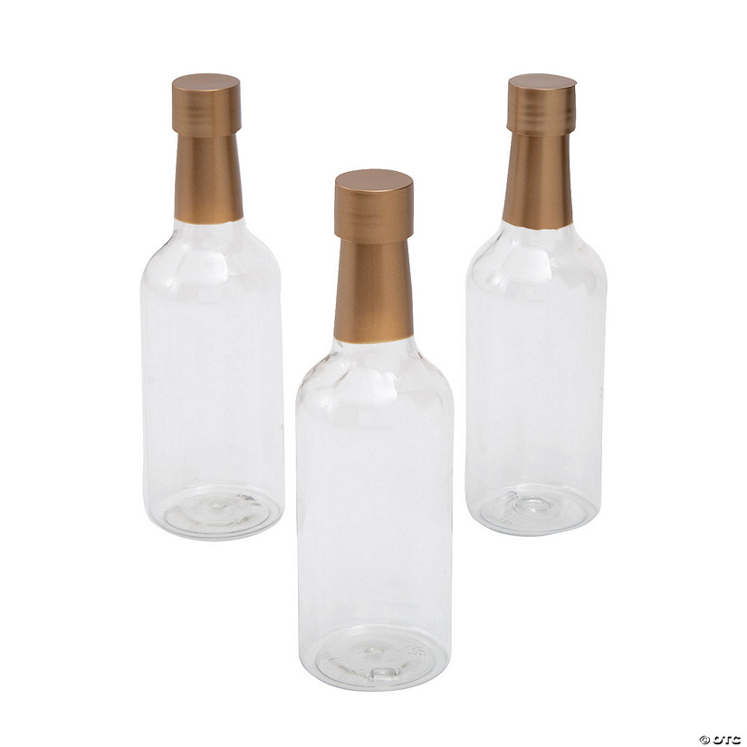 Mini Champagne Bottle Containers - 6 Pc. Image