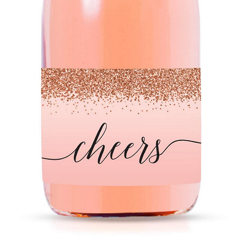 Mini Champagne Cheers Rose Gold Image