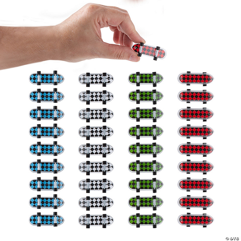 Mini Checkerboard Skateboards - 36 Pc. Image
