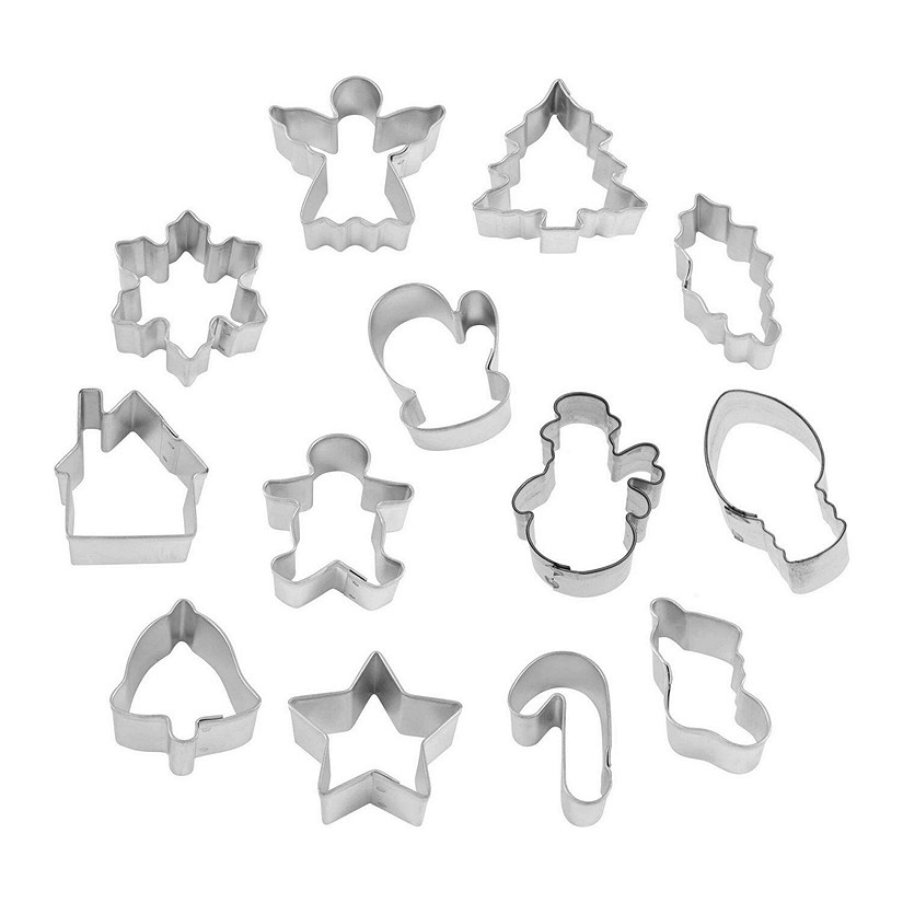 Mini Christmas 13 Piece Cookie Cutter Set Image