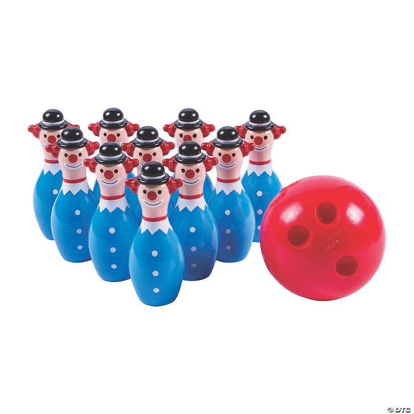 Mini Clown Bowling Set Image