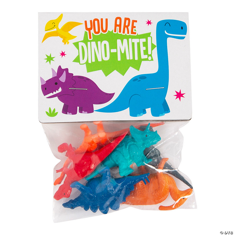 Mini Dinosaur Valentine Exchanges for 12 Image
