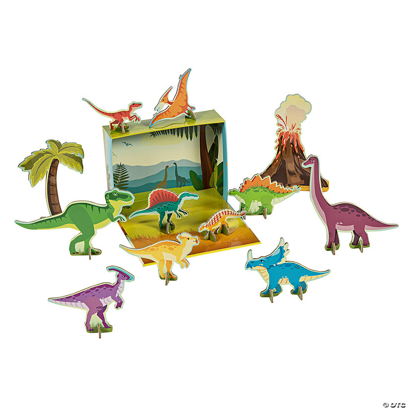 Mini Dinosaurs in a Box Activity Set - 12 Pc. Image