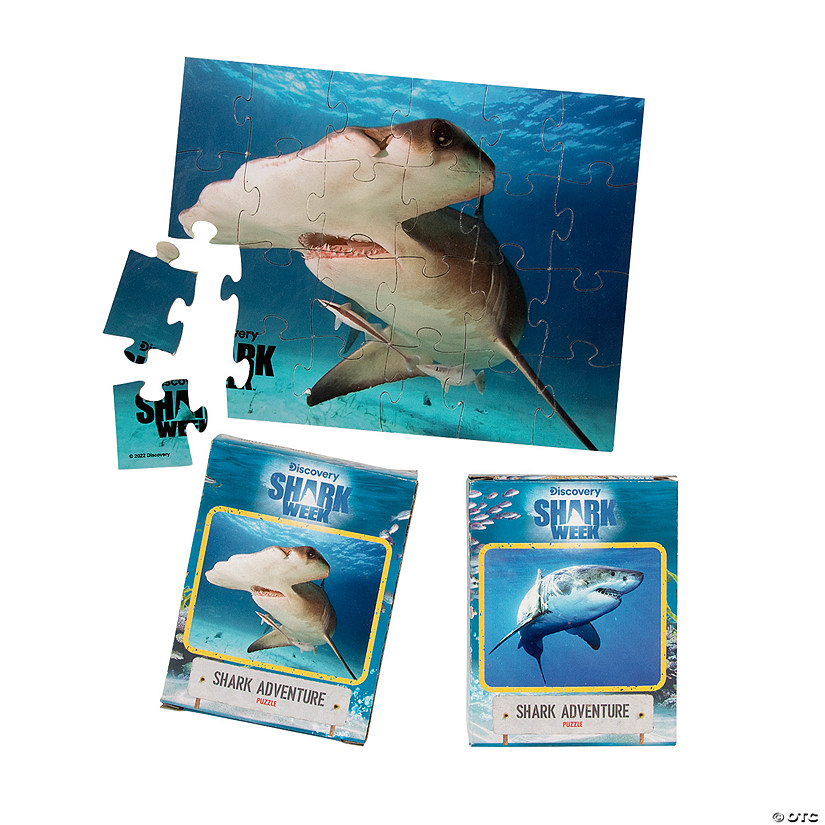 Mini Discovery Shark Week&amp;#8482; Puzzles &amp;#8211; 12 Boxes Image