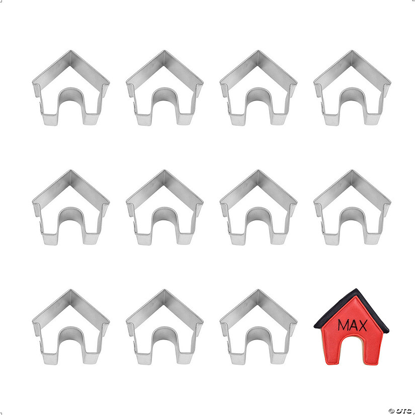 Mini Dog House Cookie Cutters Image