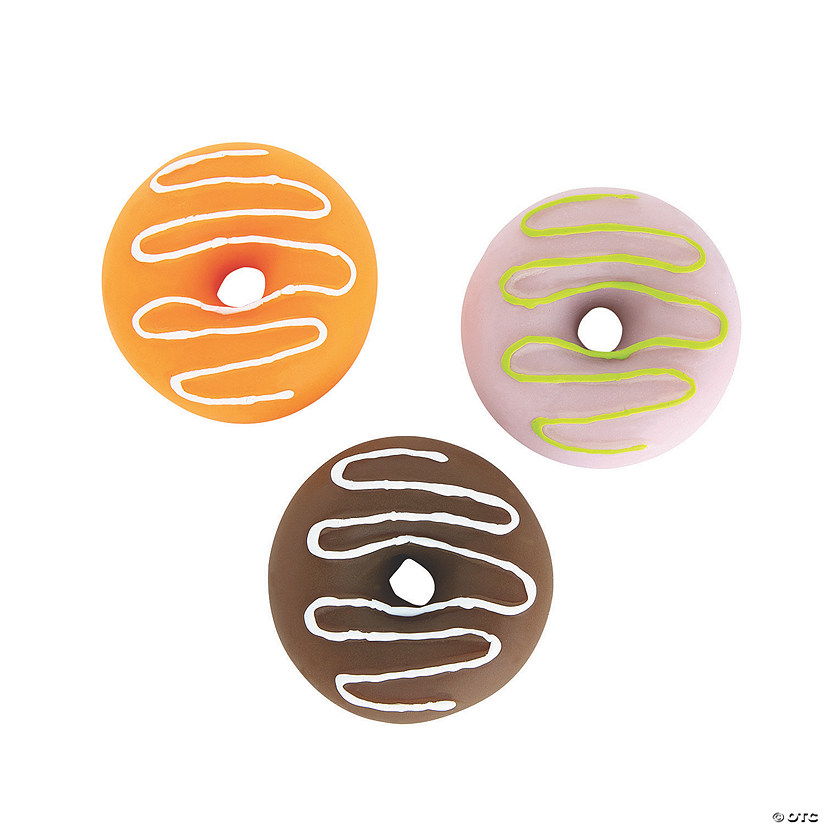 Mini Donut Mochi Squishies - 12 Pc. Image