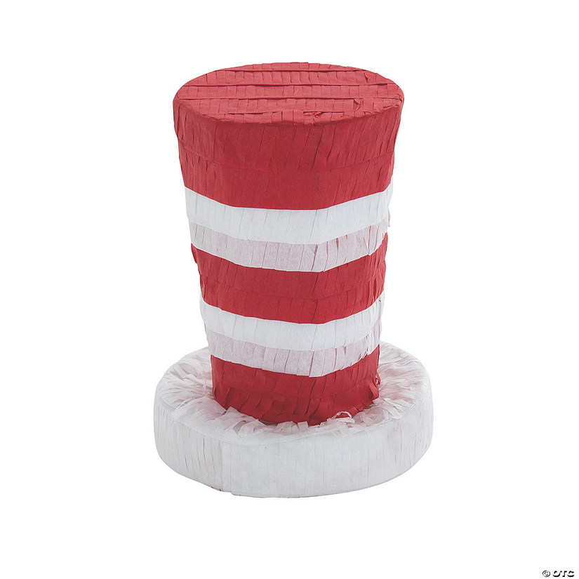 Mini Dr. Seuss&#8482; The Cat in the Hat&#8482; Pi&#241;ata Decorations - 3 Pc. Image