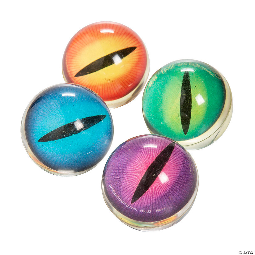 Mini Dragon Eye Bouncy Balls - 12 Pc. Image