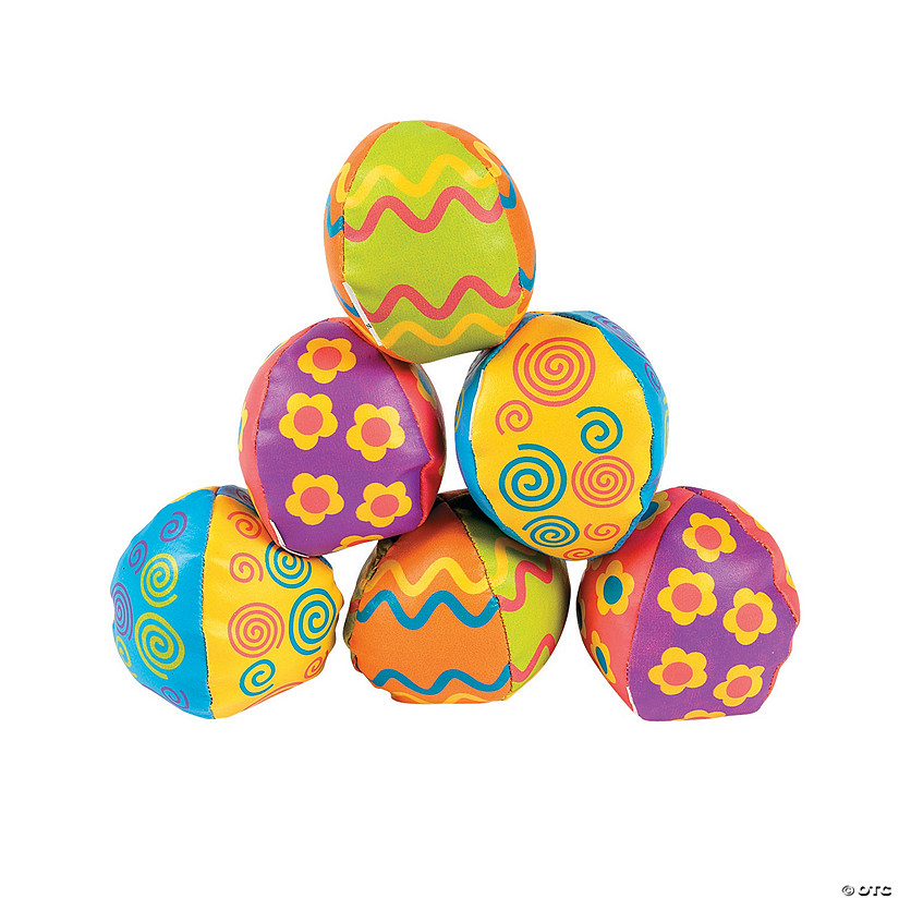 Mini Easter Egg Kickballs - 12 Pc. Image