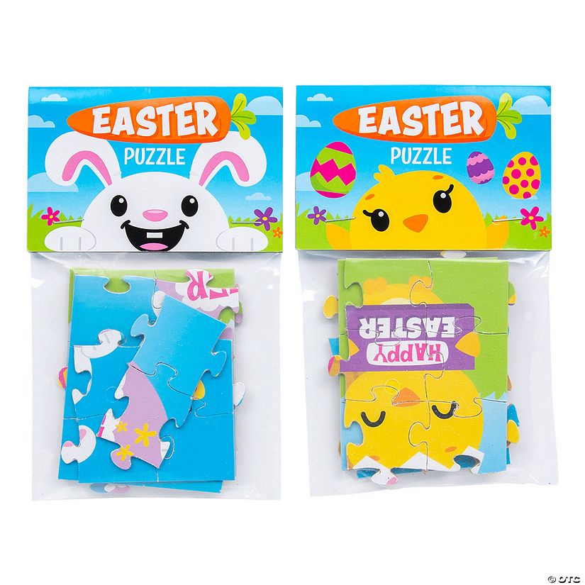 Mini Easter Jigsaw Puzzles - 12 Pc. Image