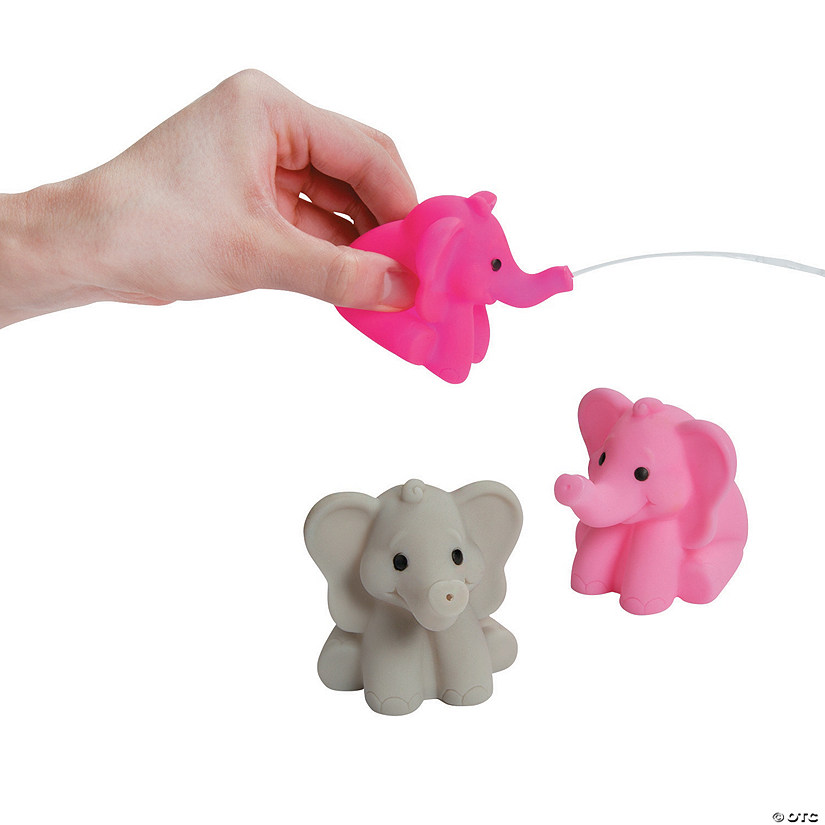 Mini Elephant Squirt Toys - 12 Pc. Image