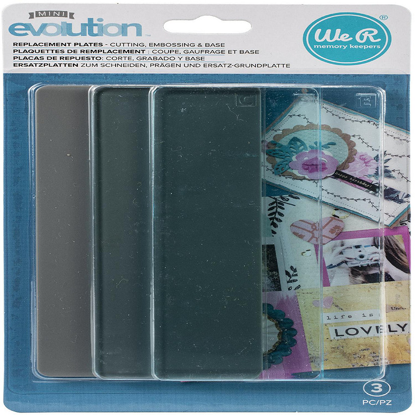 Mini Evolution Replacement Plates 3/Pkg-For 661629 &amp; 60000003 Image