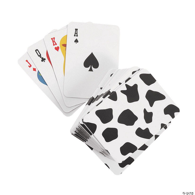 Mini Farm Animals Playing Cards - 24 Pc. Image