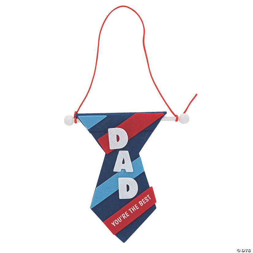 Mini Father&#8217;s Day Banner Craft Kit - Makes 12 - Less Than Perfect Image