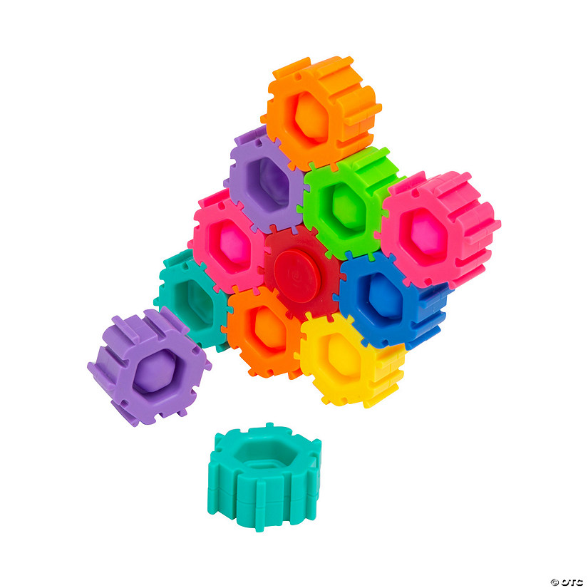 Mini Fidget Popping Puzzle Spinners - 12 Puzzles Image