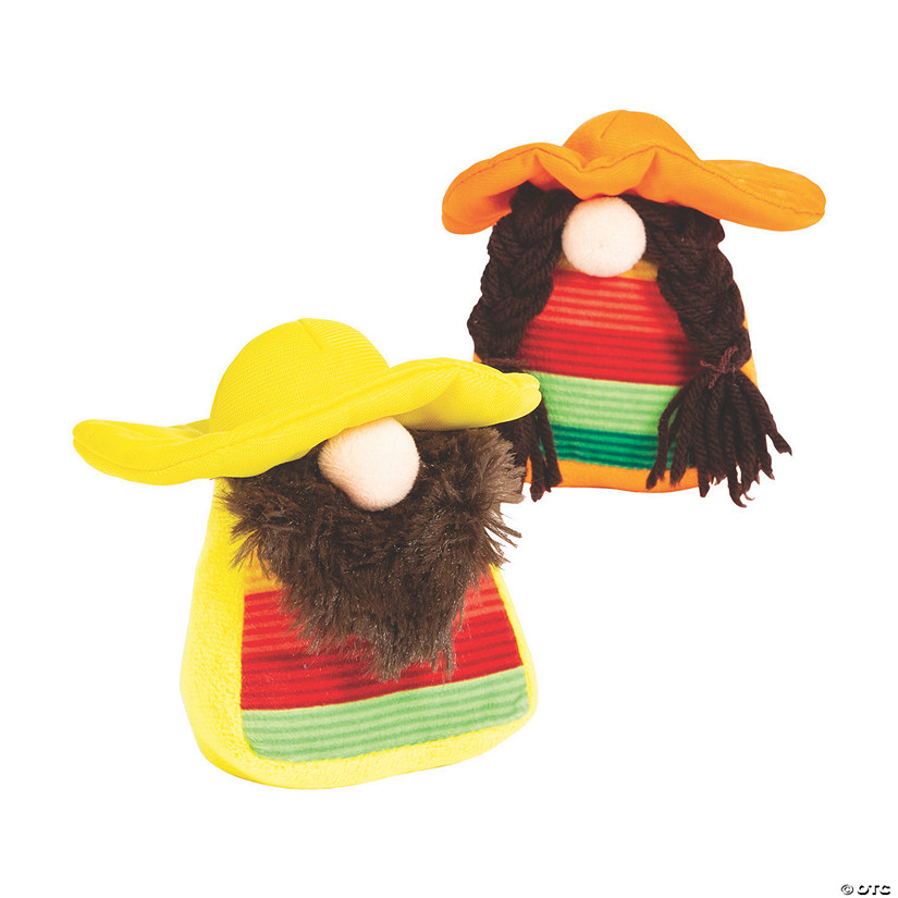 Mini Fiesta Stuffed Gnomes - 12 Pc. Image
