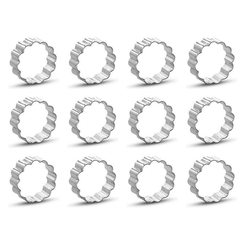 Mini Fluted Circle 1.5 inch Cookie Cutters Image