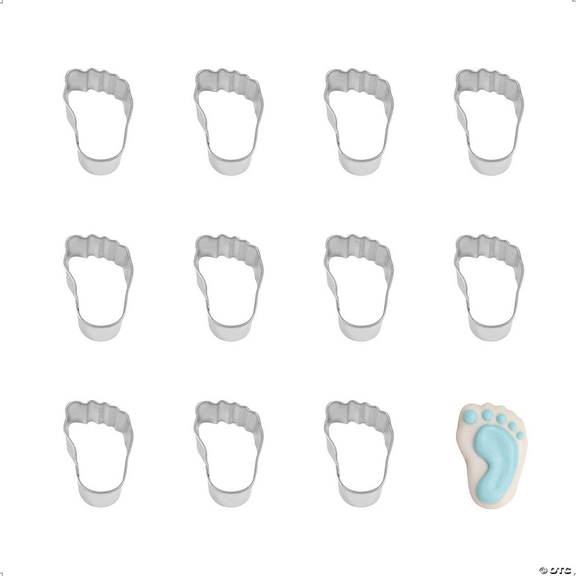 Mini Foot Cookie Cutters Image