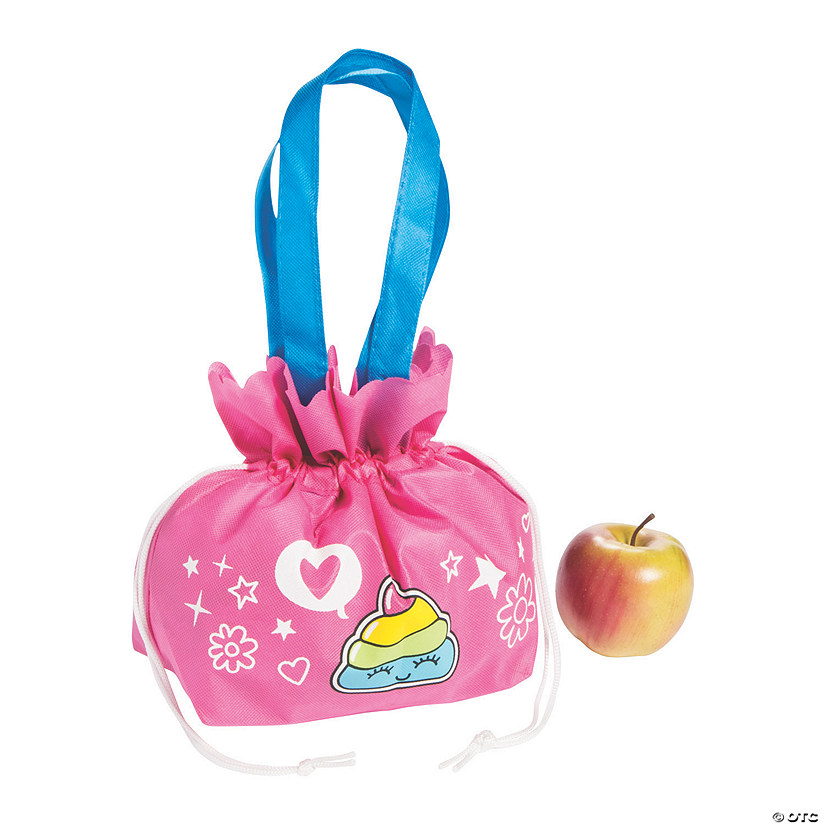 Mini Girl Squad Drawstring Pouch Tote Bags - 12 Pc. Image