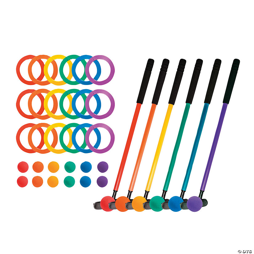 Mini Golf Set 6 Assorted Colors Image
