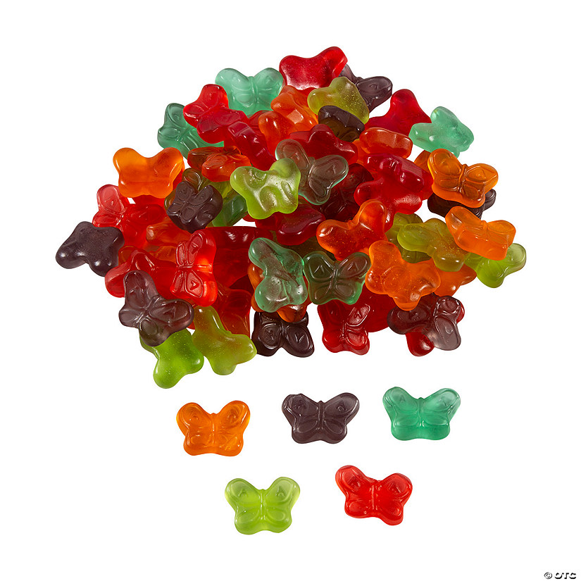 Mini Gummy Butterflies Candy 146 Pc. Oriental Trading