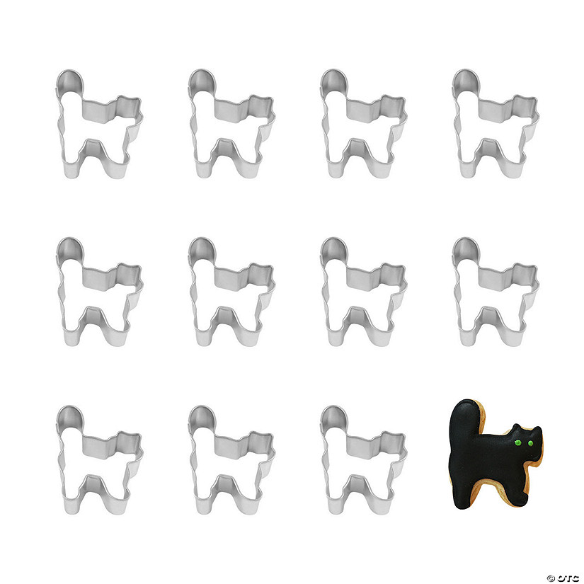 Mini Halloween Cat Cookie Cutters Image