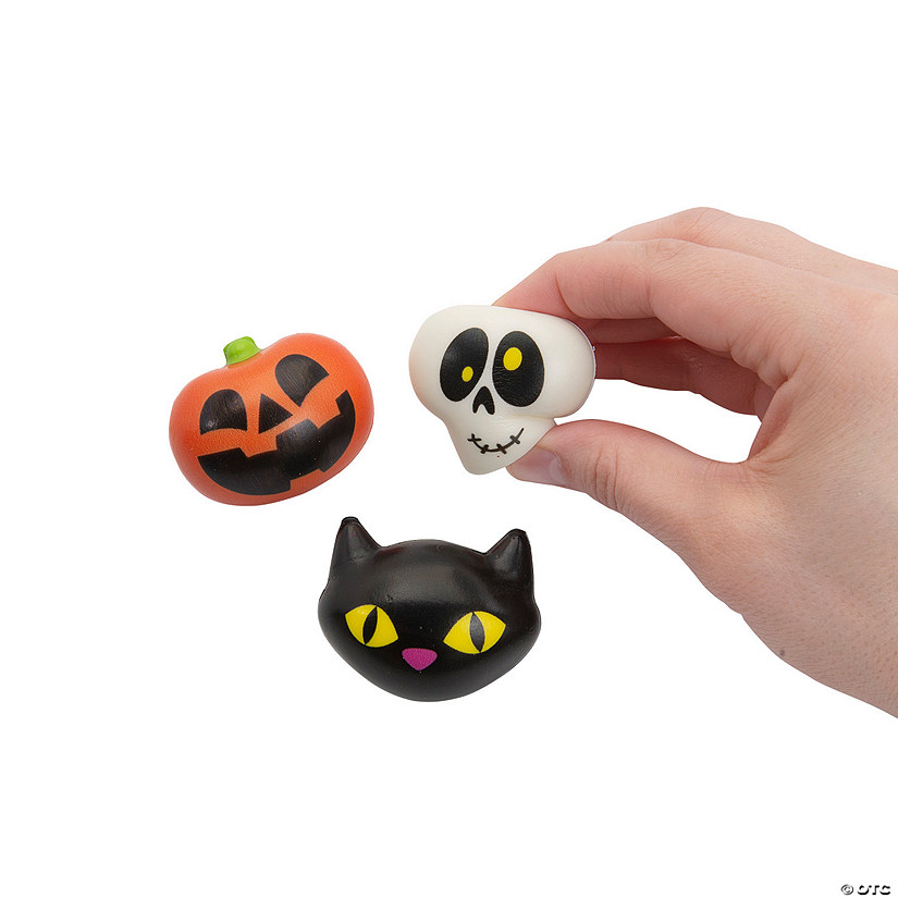 Mini Halloween Character Stress Toys - 24 Pc. Image