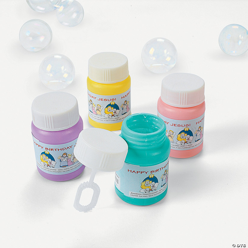 Mini "Happy Birthday Jesus" Bubbles Discontinued