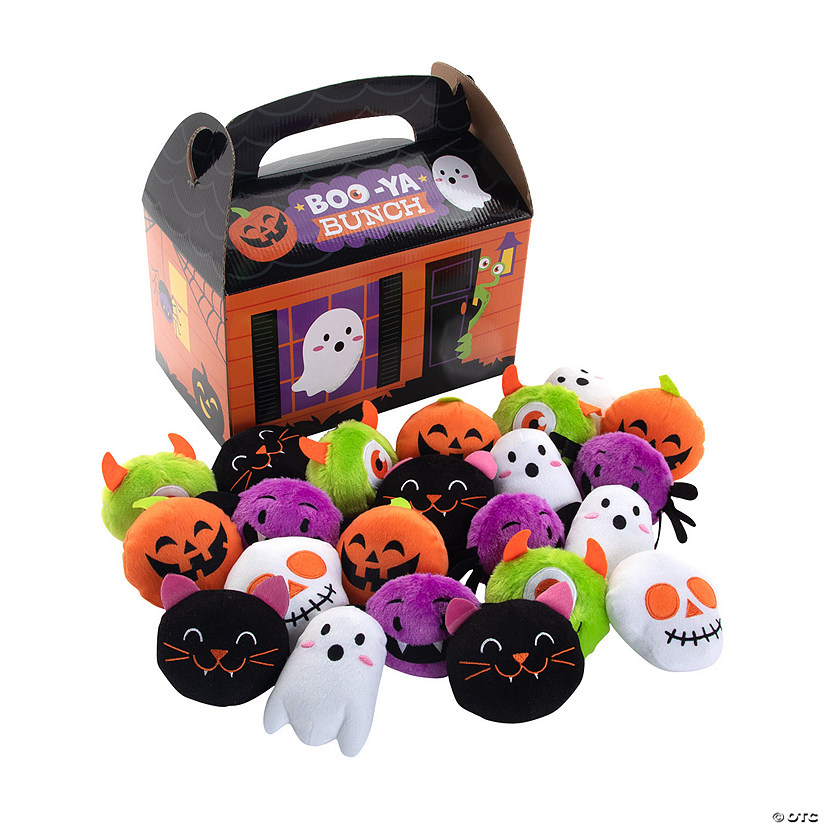 Mini Haunted House with Stuffed Halloween Characters Kit - 25 Pc. Image