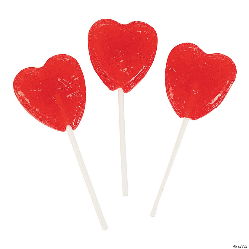 Mini Heart Lollipops - Discontinued