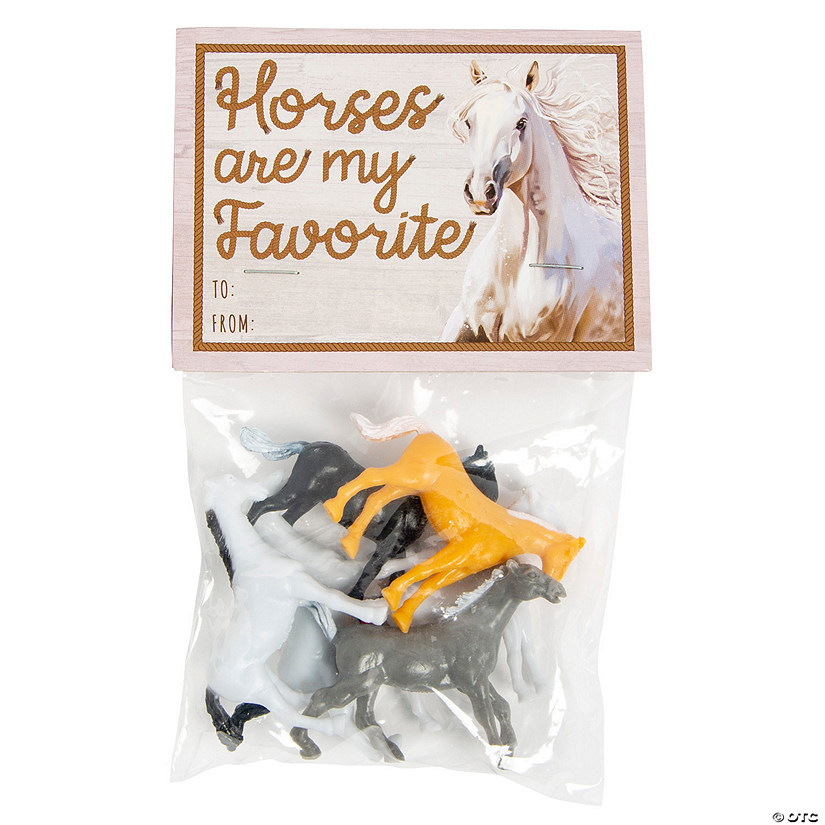 Mini Horses Exchange Packs - 12 Pc. Image