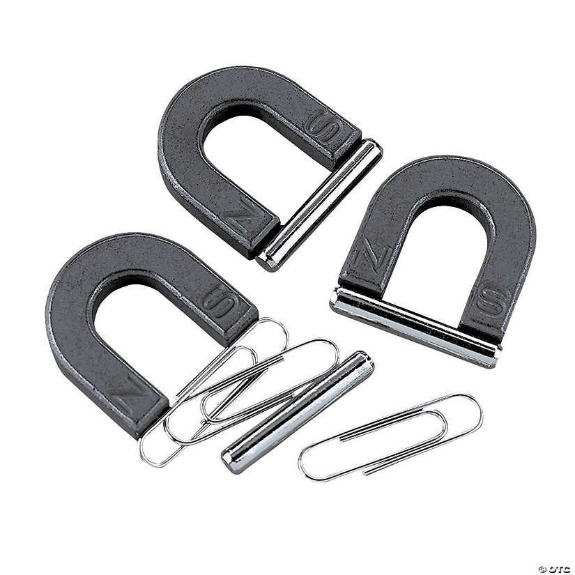 Mini Horseshoe Magnets with Bar - 12 Pc. Image