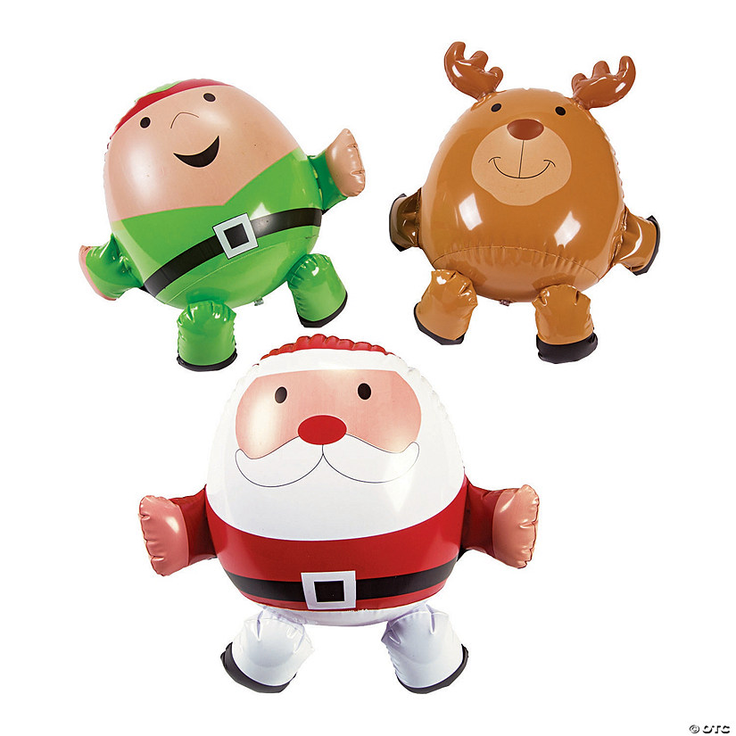 Mini Inflatable Christmas Characters Oriental Trading