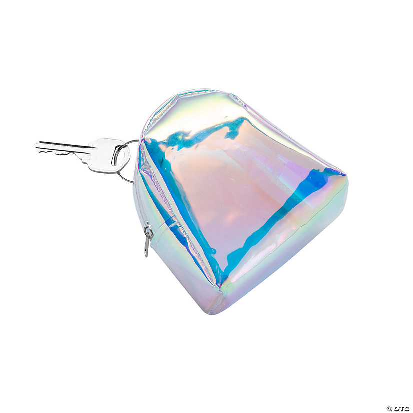 Mini Iridescent Backpack Keychains - 12 Pc. Image