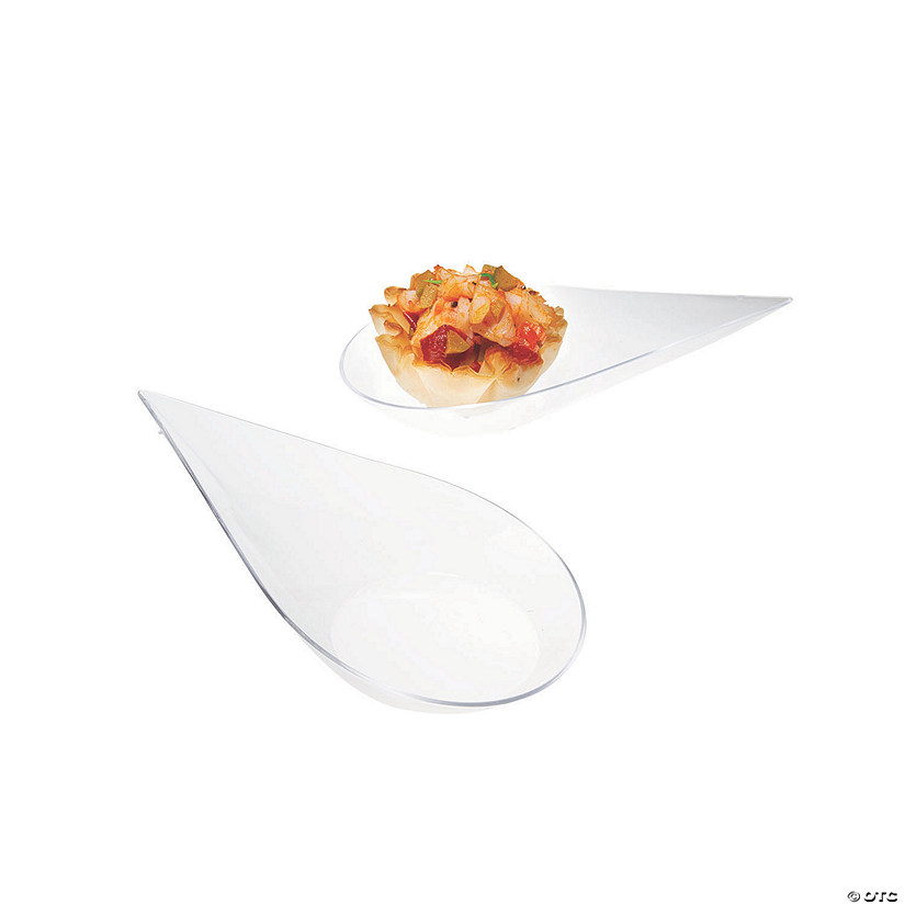 Mini Leaf Plastic Dishes Oriental Trading