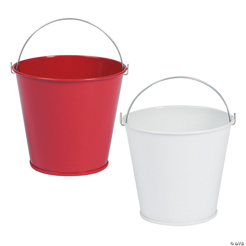 Mini Metal Pails Kit - 24 Pc. Image