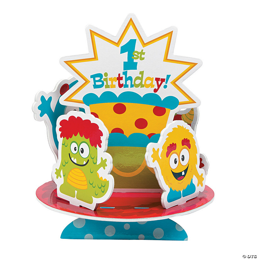 Mini Monster Centerpiece - 8 Pc. Image