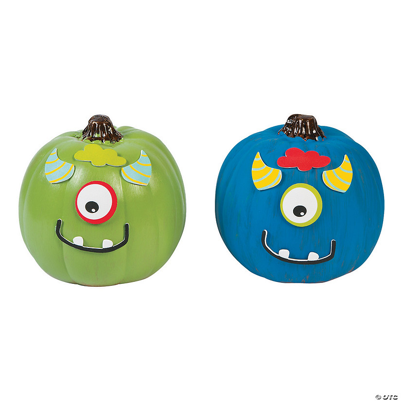Mini Monster Pumpkin Decorating Craft Kit