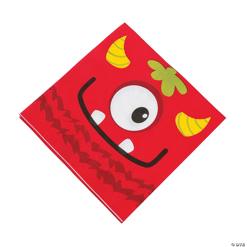 Mini Monster with One Eye Luncheon Napkins - 16 Pc. Image