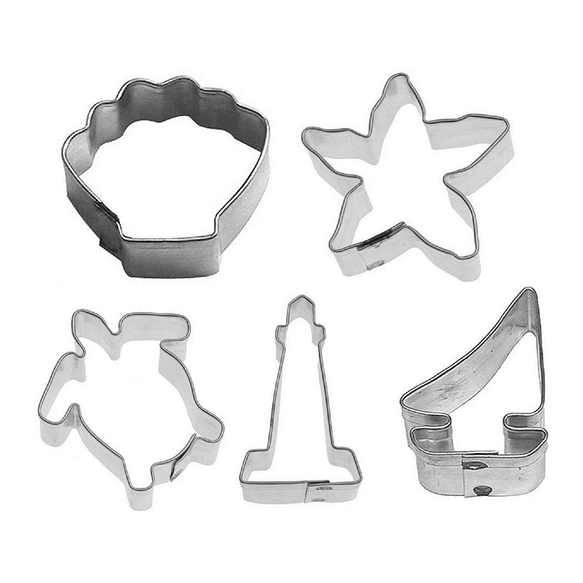 Mini Nautical 5 Piece Cookie Cutter Set Image