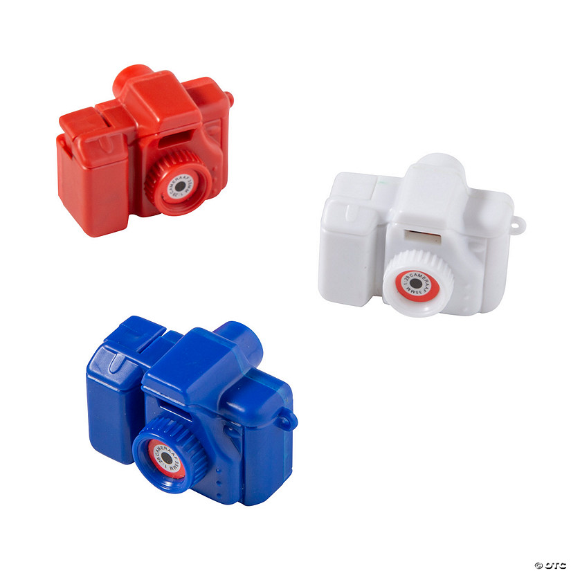 Mini Patriotic Cameras - 24 Pc. Image