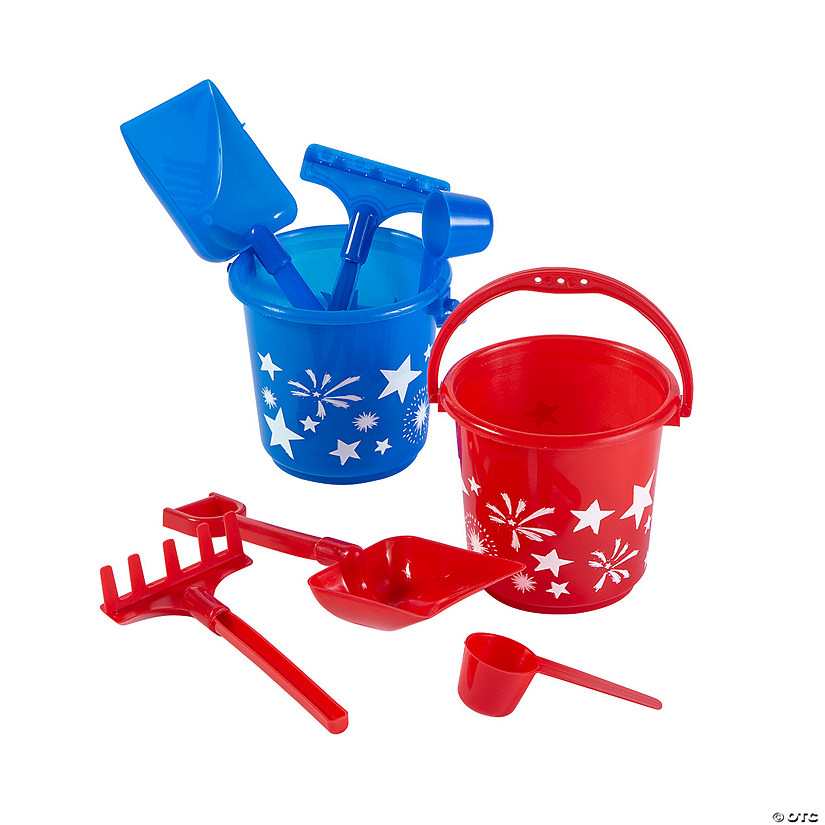 Mini Patriotic Summer Beach Playsets - 12 Pc. Image