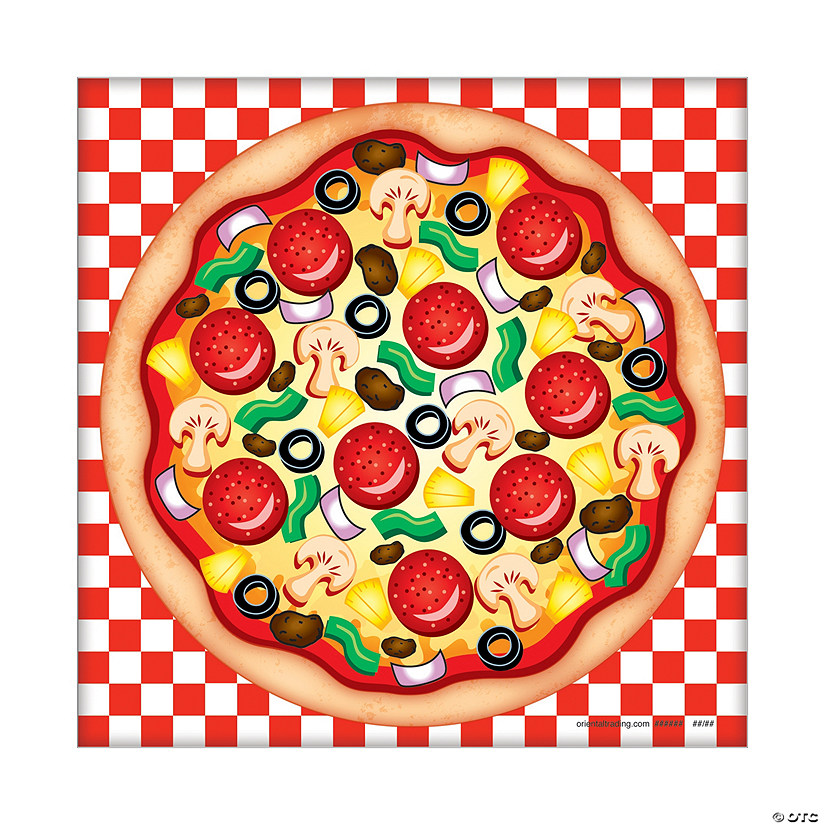 Mini Pizza Sticker Scenes - 12 Pc. Image