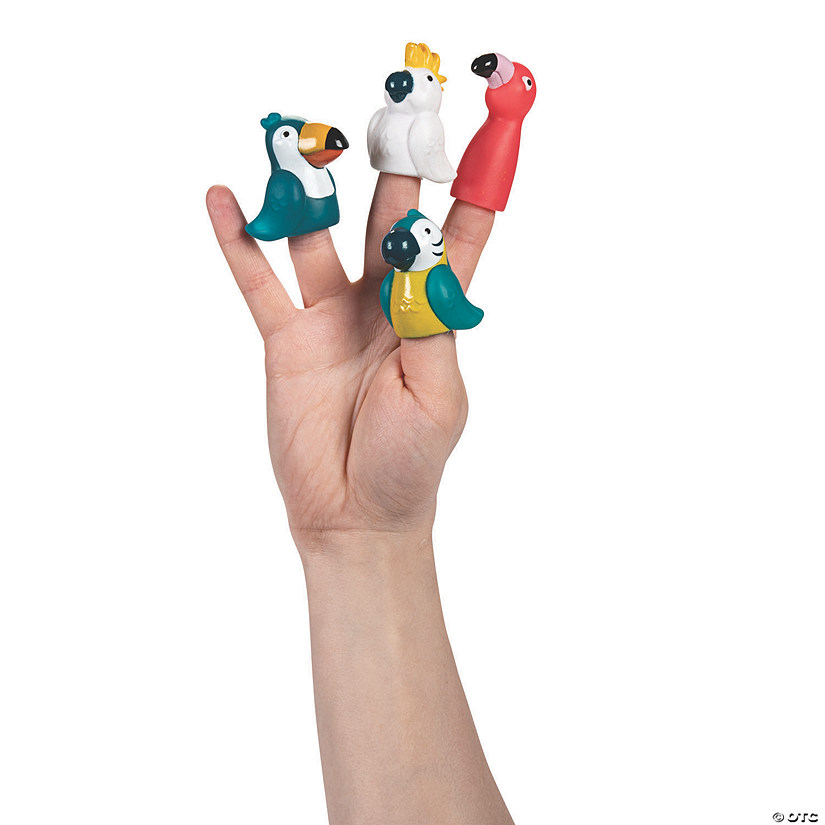 Mini Pretty Birds Finger Puppets - 12 Pc. Image