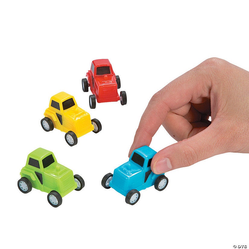 Mini Pull-Back Tractors - 12 Pc. Image