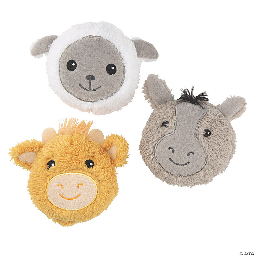 Mini Round Stuffed Nativity Animals - 12 Pc. Image