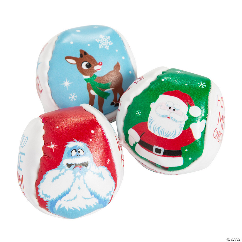 Mini Rudolph<sup>&#174;</sup> the Red-Nosed Reindeer<sup>&#174;</sup> Kick Balls - 12 Pc. Image