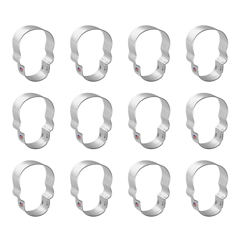 Mini Skull 1.75 inch Cookie Cutters Image